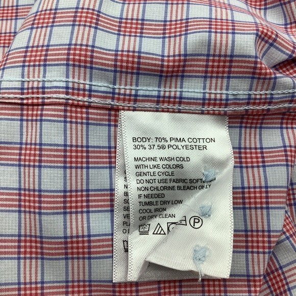 Tommy Bahama Newport Coast Long Sleeve Pima Cotton Blend Button Shirt Size L - Picture 6 of 6